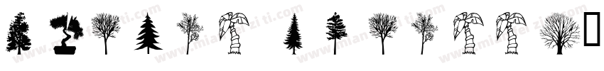 nature wmtrees字体转换